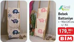 SESLİ HOME BEBEK BATTANİYE 90X120 CM